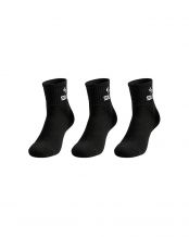 PACK 3 CALCETINES SIUX BASIC 26 CA�A MEDIA NEGRO