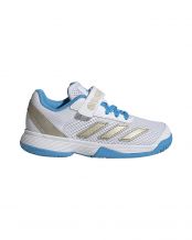 ADIDAS COURTFLASH CF CLAY BIANCO/BLU JUNIOR JP6686