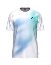 T-SHIRT HEAD TOPSPIN TURCHESE AZZURRO