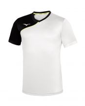 T-SHIRT MIZUNO TEAM TRAD SHUKYU BLACK/BLANC