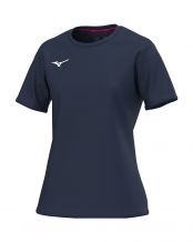 T-SHIRT MIZUNO TEAM 32EAB765 DONNA BLU NAVY
