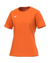T-SHIRT MIZUNO TEAM 32EAB765 FEMME ORANGE