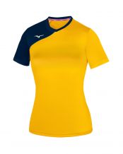 T-SHIRT MIZUNO TEAM TRAD SOUKYU DONNA BLUE/YELLOW