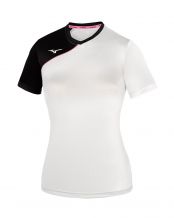 T-SHIRT MIZUNO TEAM TRAD SOUKYU DONNA BLACK/WHITE