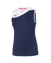 TOP MIZUNO AUTHENTIC MYOU MUJER AZUL MARINO