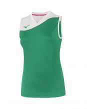 TOP MIZUNO AUTHENTIC MYOU MUJER BLANCO/VERDE
