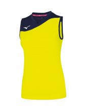TOP MIZUNO AUTHENTIC MYOU MUJER AZUL/AMARILLO