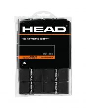 BLISTER 12 UDS OVERGRIPS HEAD XTREME SOFT NEGRO