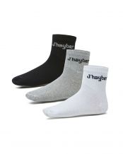 PACK 3 PZ CALZINI J.HAYBER CARRUSO BIANCO/GRIGIO/NERO