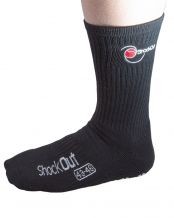 PACK 2 PZ CALZINI SHOCK OUT TRACTION NERO/BIANCO