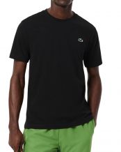 T-SHIRT LACOSTE CORE PERFORMANCE ULTRA DRY NERO