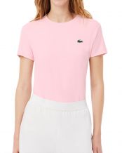T-SHIRT LACOSTE ESSENTIALS DONNA ROSA
