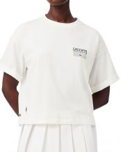 CAMISETA LACOSTE ROLAND GARROS COLLECTION MUJER BEIGE