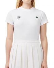 T-SHIRT LACOSTE ROLAND GARROS COLLECTION TF8310 DONNA BIANCO