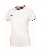 T-SHIRT MIZUNO TEAM FEMME WHITE/BLUE