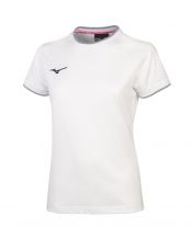 T-SHIRT MIZUNO �QUIPE FEMME BLANC