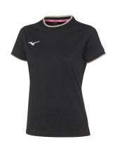 T-SHIRT MIZUNO TEAM DONNA NERO