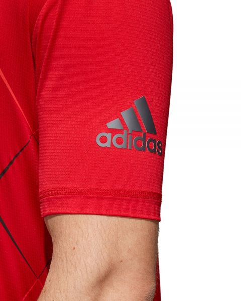 Camiseta adidas barricade argyl rojo| Novedades hombre 2018