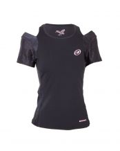 CAMISETA BULLPADEL ARGUALA MUJER NEGRO