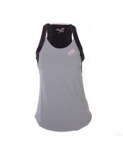 CAMISETA BULLPADEL AKER 2 MUJER GRIS