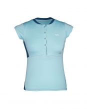 POLO VARLION MC CELESTE MUJER