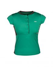 POLO VARLION M/C VERDE MUJER