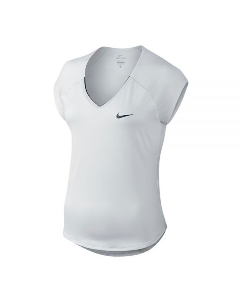 escarabajo Esquivo Imposible Camiseta Nike Court Pure Mujer Blanco | Ropa a un precio más bajo