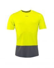 CAMISETA HEAD VISION TECH AMARILLO GRIS