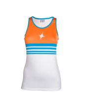 CAMISETA STAR VIE PASSING OCRE BLANCO MUJER