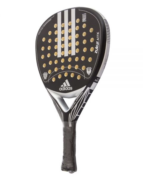 ADIDAS Zukur ATTK Plata Cromado Pala de pádel exclusiva