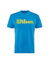 CAMISETA WILSON SCRIPT AZUL CELESTE WRA747806