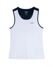 T-SHIRT A SPALLINE NOX TEAM DONNA BIANCO/BLU SCURO