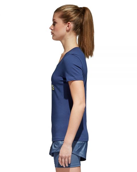 Camiseta Category azul mujer - Textil con diseño clásico