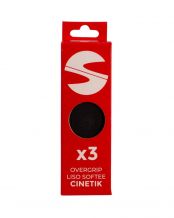 CONFEZIONE DA 3 OVERGRIP LISCI SOFTEE CINETIK NERO
