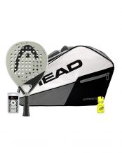 PACK HEAD EVO SPEED PALETERO CORE PADEL ULTIMATE WHITE