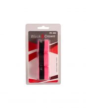 BLISTER 3 PZ OVERGRIPS BLACK CROWN FORATI ROSA