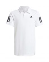 POLO ADIDAS B CLUB 3 STRISCE JI JUNIOR BIANCO