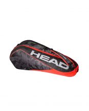 RAQUETERO HEAD TOUR TEAM 6R COMBI NEGRO ROJO