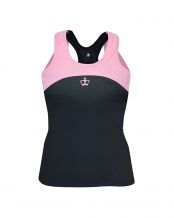 CAMISETA BLACK CROWN SARANDA GRIS PLOMO ROSA MUJER