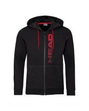 CHAQUETA HEAD CLUB FYNN FZ NEGRO ROJO