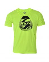 CAMISETA SIUX DRY AMARILLO FLUOR NEGRO