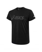 T SHIRT ASICS SILVER TOP GRAPHIC NERO