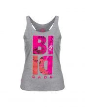 CAMISETA BIDI BADU LEYA LIFESTYLE TANK GRIS ROSA MUJER