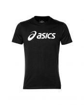 T SHIRT ASICS BIG LOGO PERFORMANCE NERO