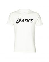 CAMISETA ASICS BIG LOGO BLANCO NEGRO