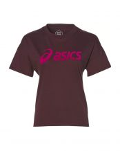 CAMISETA ASICS BIG LOGO DEEP GRANATE MUJER