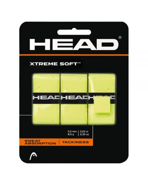 ACCESORIOS Overgrip Head Xtreme Soft 3 Amarillo