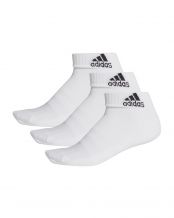 CALCETIN CORTOS ADIDAS CUSHIONED 3 PACK BLANCO