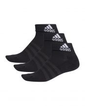 CALCETIN CORTOS ADIDAS CUSHIONED 3 PACK NEGRO