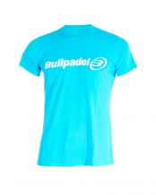 CAMISETA BULLPADEL AZUL CELESTE MUJER